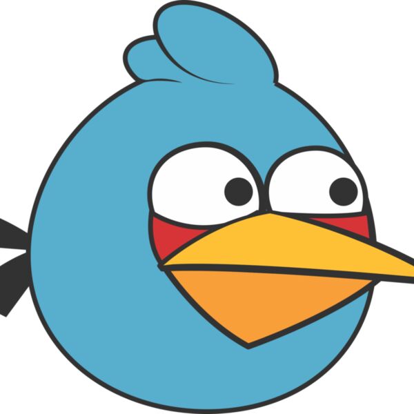 Blue Angry Bird Thumbnail